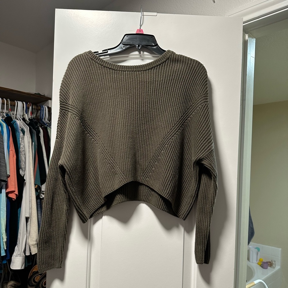 L.A. Hearts Small Green Knit Sweater